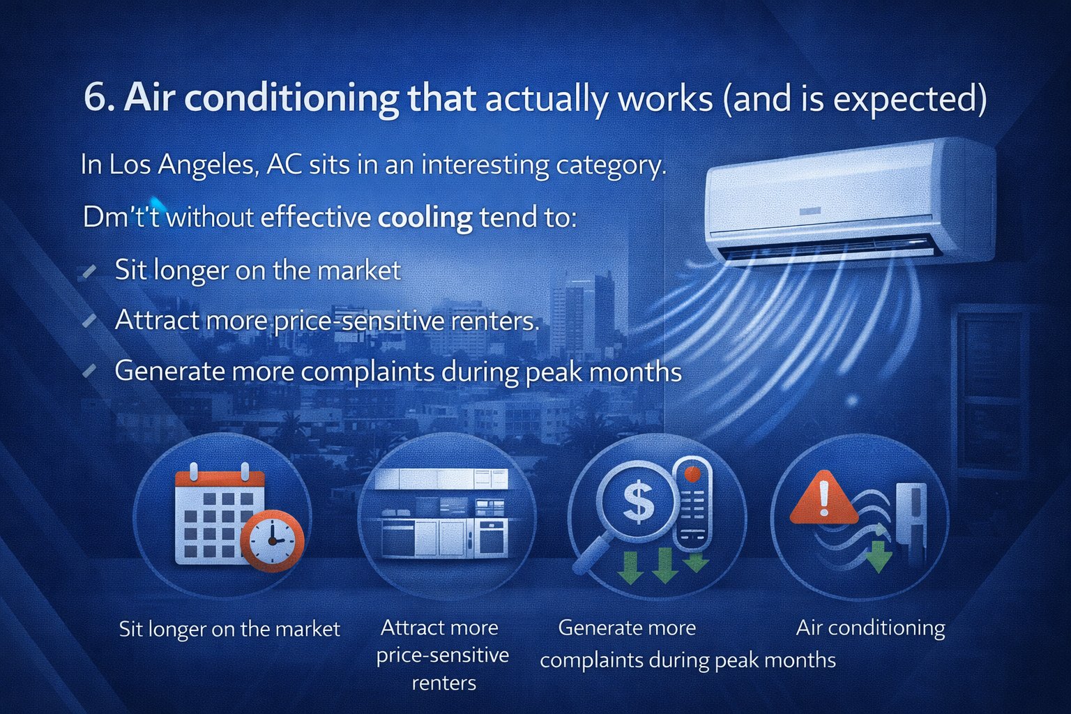 Air conditioning expectations in LA